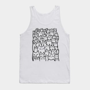 Cats pattern phone case Tank Top